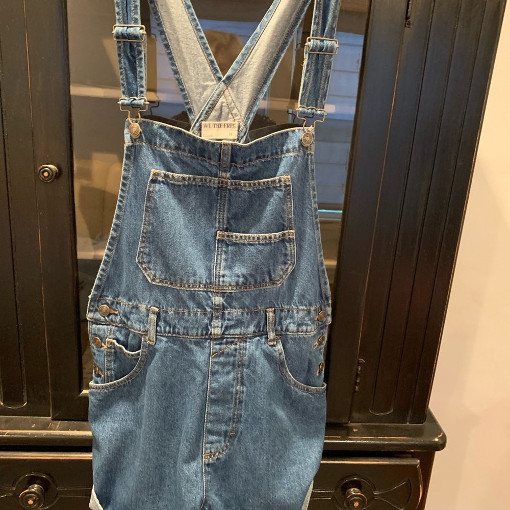 Free People Ziggy Shortalls Size M